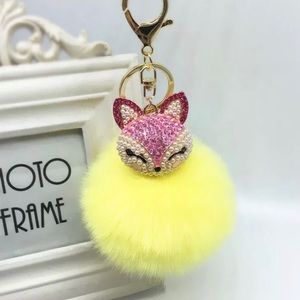 Yellow Doll Purse Charm Keychain New With Tags